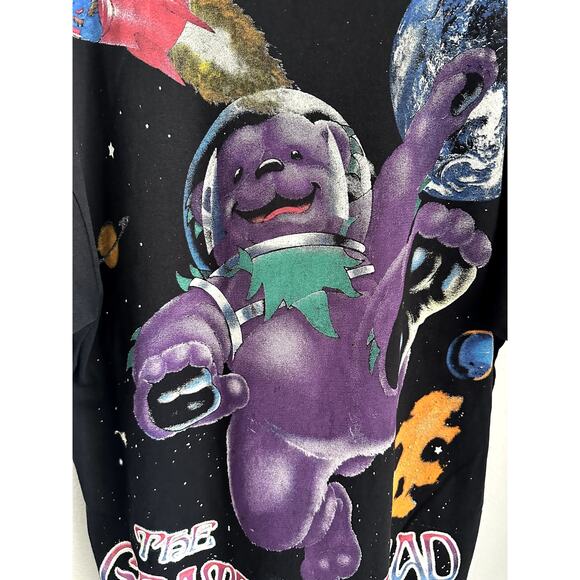 Grateful Dead All Over Print 1995 Vintage T-shirt Reprint Liquid Blue Tag - Picture 4 of 7